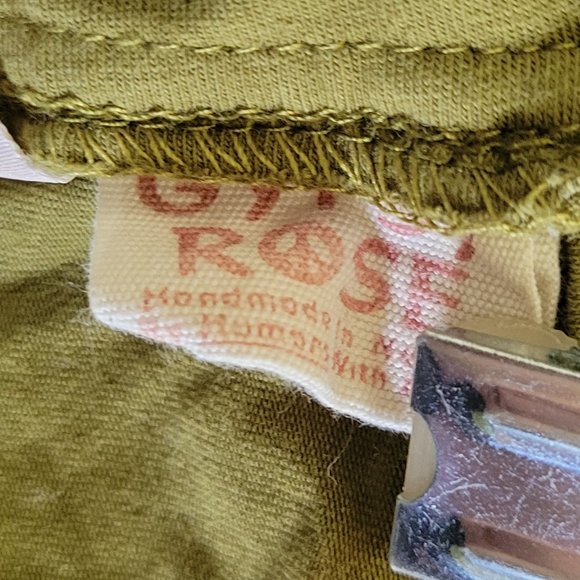 Gypsy Rose Green Leaf Patter Tie Back Halter - Picture 2 of 2